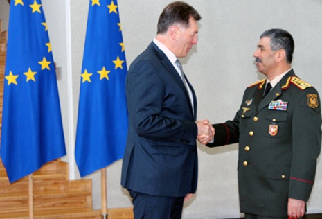 Azerbaijani defense minister meets Lithuanian PM - PHOTOS